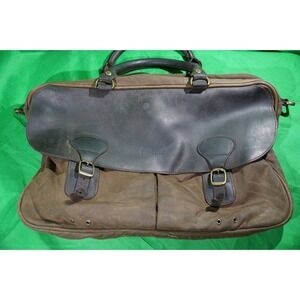 Barbour Wax Cotton Leather Briefcase Tarras Laptop Bag